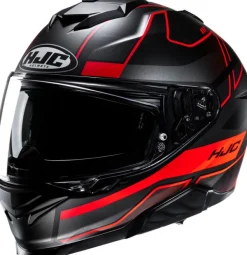 HJC Integraalhelmen|Helmen Met Zonnevizier-i71 Iorix Back/Red