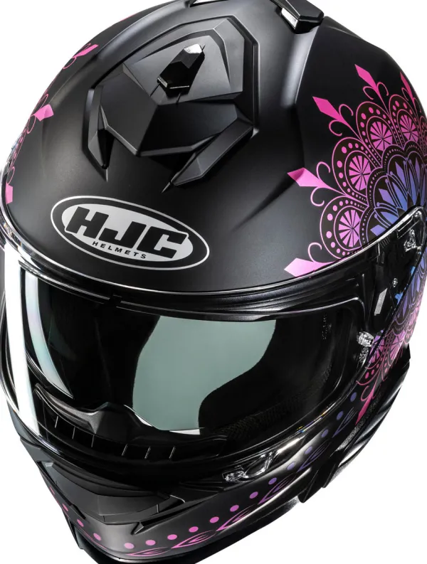 HJC Integraalhelmen|Helmen Met Zonnevizier-i71 Nie Back/Pink 165
