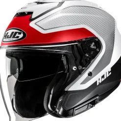 HJC Helmen Met Zonnevizier|Bluetooth Helmen-i31 Tevi White/Red 231
