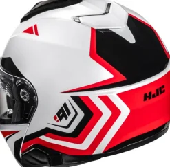 HJC Systeemhelmen|Helmen Met Zonnevizier-i91 Tricu White/Red 231