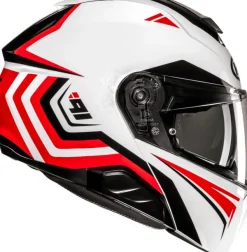 HJC Systeemhelmen|Helmen Met Zonnevizier-i91 Tricu White/Red 231