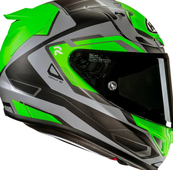 HJC Integraalhelmen|Bluetooth Helmen-RPHA 12 Bre Green/Back 418