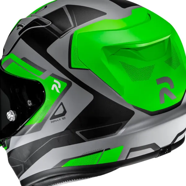 HJC Integraalhelmen|Bluetooth Helmen-RPHA 12 Bre Green/Back 418