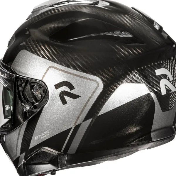 HJC Helmen Met Zonnevizier|Race Helmen-RPHA-72 Carbon Fynex Back/Grey 180