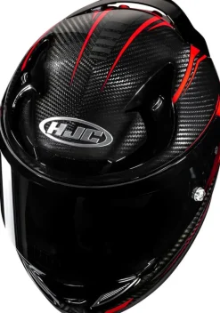 HJC Integraalhelmen|Bluetooth Helmen-RPHA 12 Carbon Kere Back/Red 830