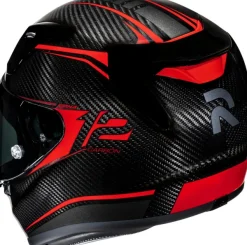 HJC Integraalhelmen|Bluetooth Helmen-RPHA 12 Carbon Kere Back/Red 830
