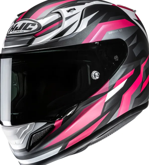 HJC Integraalhelmen|Bluetooth Helmen-RPHA-12 Dravix Black/Pink 126