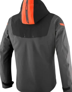 Ixon Motorjassen-Burning otorja Anthracite/Back/Neon Red 4062
