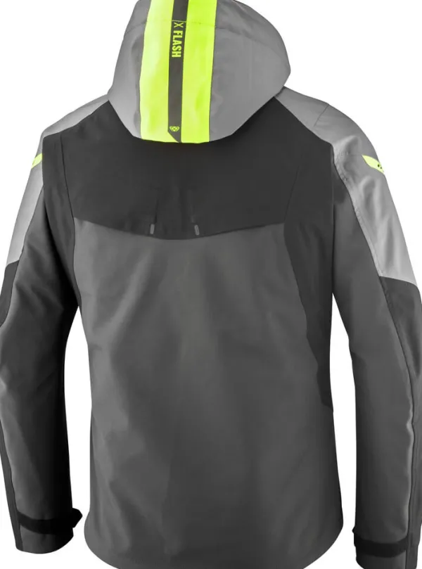 Ixon Motorjassen-Burning otorja Grey/Back/Bright Yeow 4037