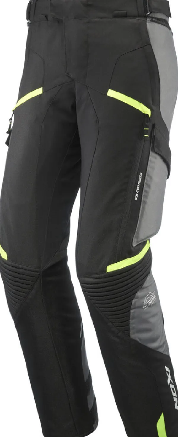 Ixon Motorbroeken-idgard otorbroek Back/Grey/Bright Yeow 1086
