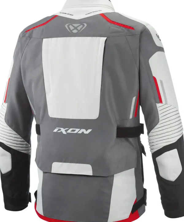 Ixon Motorjassen-idgard otorja Parka Grey/Back/Red 4033