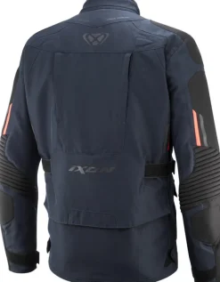 Ixon Motorjassen-idgard otorja Parka Navy/Bright Red 3045