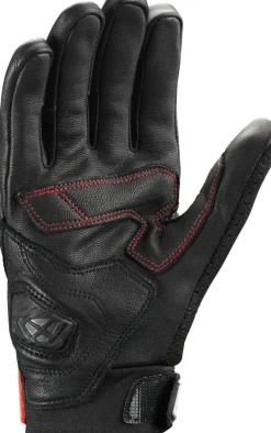 Ixon Motorhandschoenen-irage eather Gove Back/White/Red