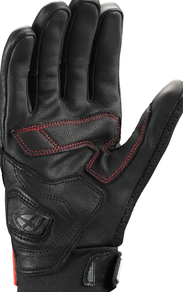 Ixon Motorhandschoenen-irage eather Gove Back/White/Red