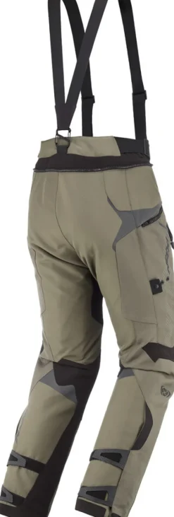 Ixon Motorbroeken-Odin otorbroek Khaki/Back 8010