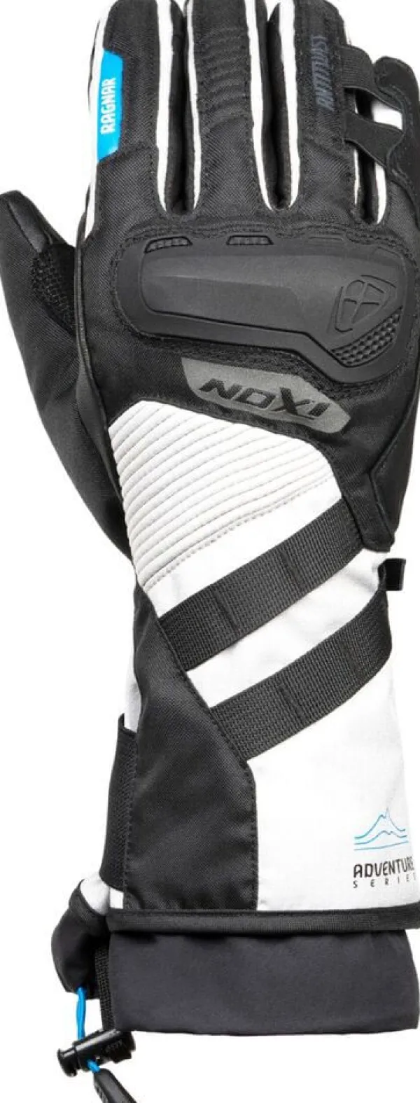 Ixon Motorhandschoenen-Pro Ragnar Gove Back/Grey/Bue 1044