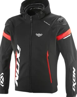 Ixon Motorjassen-Puion Air otorja Back/White/Bright Red