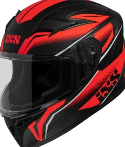 iXS Kinder Scooterhelmen-136 2.0 Kid Integraahe att Back/Red 32 Kinderhe