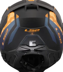 LS2 Systeemhelmen|Helmen Met Zonnevizier-FF910 Advant II Gide Back Orange