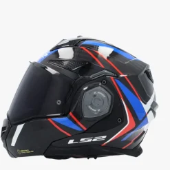 LS2 Systeemhelmen|Helmen Met Zonnevizier-FF901 Advant X Carbon Future Ii White Bue