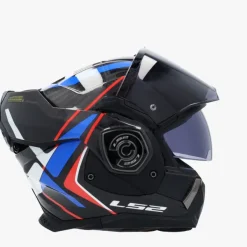 LS2 Systeemhelmen|Helmen Met Zonnevizier-FF901 Advant X Carbon Future Ii White Bue