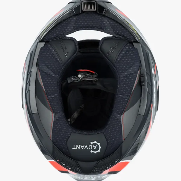 LS2 Systeemhelmen|Helmen Met Zonnevizier-FF901 Advant X Carbon Future Ii Red