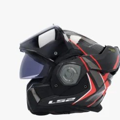LS2 Systeemhelmen|Helmen Met Zonnevizier-FF901 Advant X Carbon Future Ii Red