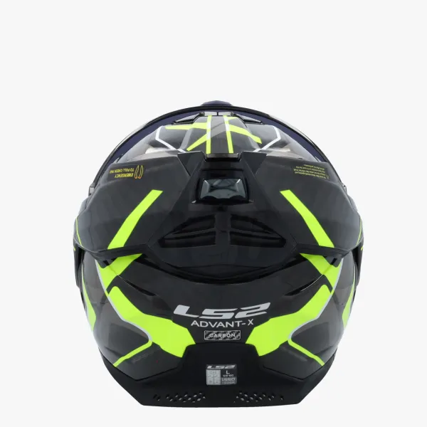 LS2 Systeemhelmen|Helmen Met Zonnevizier-FF901 Advant X Carbon Future Ii H-V Yeow