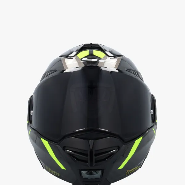 LS2 Systeemhelmen|Helmen Met Zonnevizier-FF901 Advant X Carbon Future Ii H-V Yeow