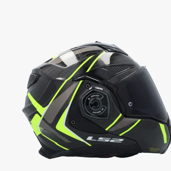 LS2 Systeemhelmen|Helmen Met Zonnevizier-FF901 Advant X Carbon Future Ii H-V Yeow