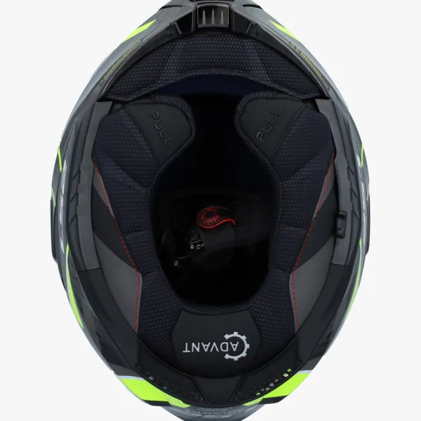 LS2 Systeemhelmen|Helmen Met Zonnevizier-FF901 Advant X Carbon Future Ii H-V Yeow