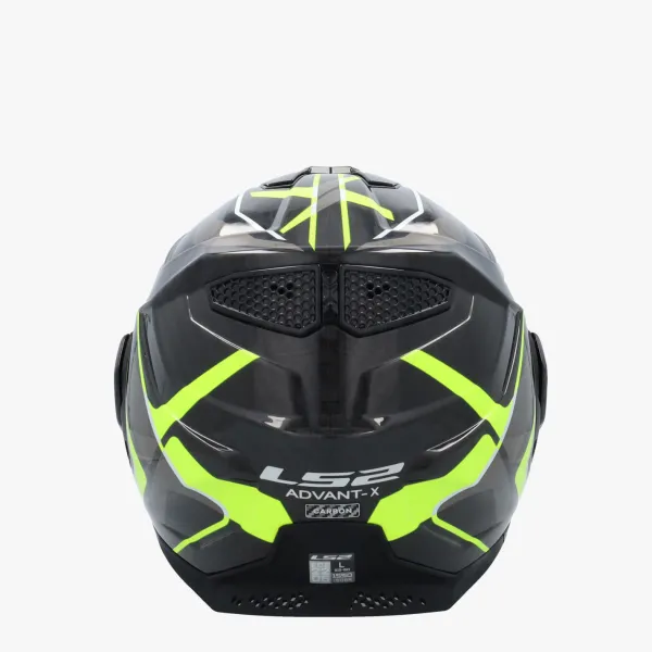 LS2 Systeemhelmen|Helmen Met Zonnevizier-FF901 Advant X Carbon Future Ii H-V Yeow