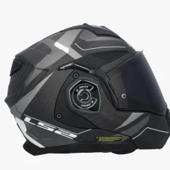 LS2 Systeemhelmen|Helmen Met Zonnevizier-FF901 Advant X Carbon Horizon iver Grey