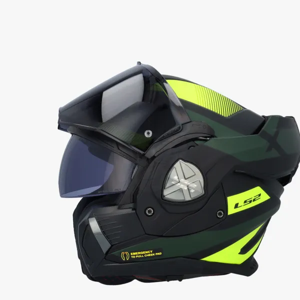 LS2 Systeemhelmen|Helmen Met Zonnevizier-FF901 Advant X Nova Back H-V Yeow-06