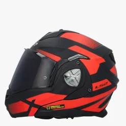 LS2 Systeemhelmen|Helmen Met Zonnevizier-FF901 Advant X Nova Back Red-06