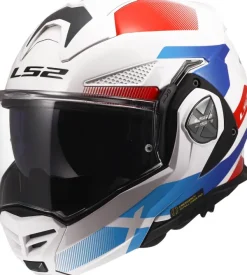 LS2 Systeemhelmen|Helmen Met Zonnevizier-FF901 Advant X Nova White Bue Red-06