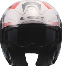 LS2 Systeemhelmen|Helmen Met Zonnevizier-FF901 Advant X Nova White Bue Red-06