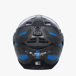LS2 Systeemhelmen|Helmen Met Zonnevizier-FF901 Advant X pectru Back Titan.Bue 06