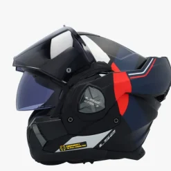 LS2 Systeemhelmen|Helmen Met Zonnevizier-FF901 Advant X Utra Bue Red