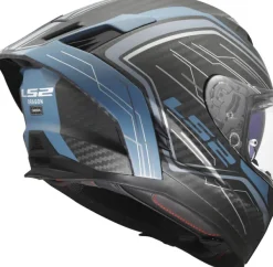 LS2 Integraalhelmen|Race Helmen-FF807 Dragon ubic Bue Petro