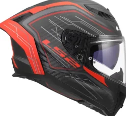 LS2 Integraalhelmen|Race Helmen-FF807 Dragon ubic Red