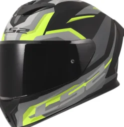LS2 Integraalhelmen-FF820 Rapid III Hyper Back H-V Yeow
