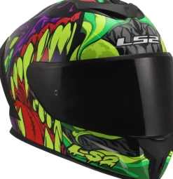LS2 Integraalhelmen-FF820 Rapid III ycant Purpe Green