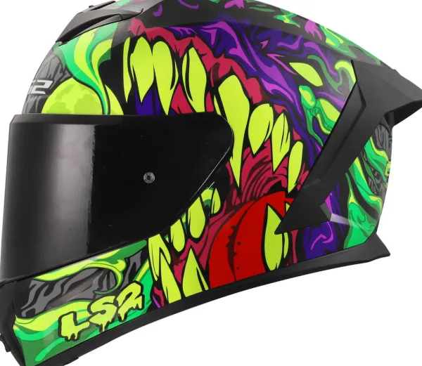 LS2 Integraalhelmen-FF820 Rapid III ycant Purpe Green