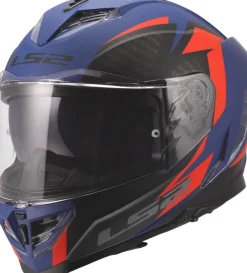 LS2 Integraalhelmen|Race Helmen-FF818 tor III Dynao Bue Red
