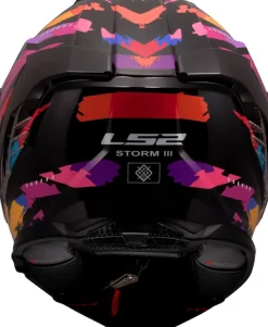 LS2 Integraalhelmen|Race Helmen-FF818 tor III Kao Back Purpe Bue