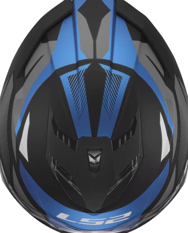 LS2 Integraalhelmen|Race Helmen-FF818 tor III Koai Back Bue