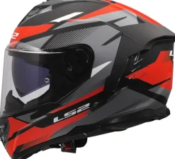 LS2 Integraalhelmen|Race Helmen-FF818 tor III Koai Back Red