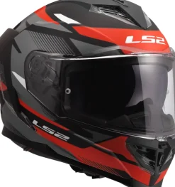 LS2 Integraalhelmen|Race Helmen-FF818 tor III Koai Back Red