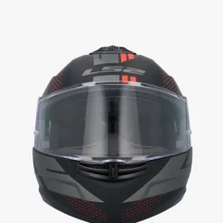 LS2 Systeemhelmen|Helmen Met Zonnevizier-FF908 trobe II Code Back Grey